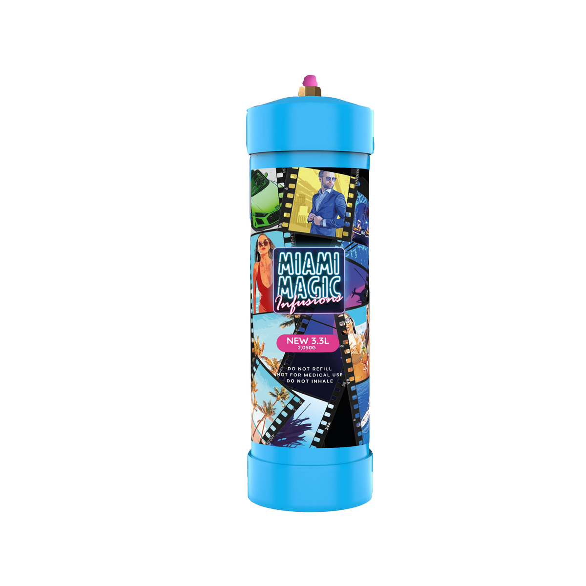 Miami Magic Infusions 2048g N2O Cannister | QuickWhip – quickwhip.com.au